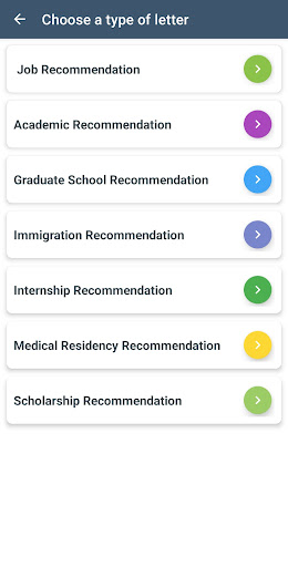 Recommendation Letter Creator ekran görüntüsü