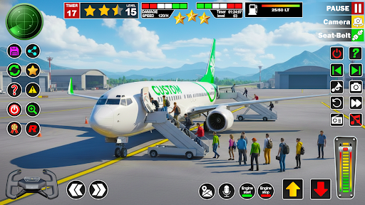 Plane Simulator Flight Game 3D ekran görüntüsü