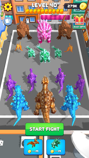 Crystal Dinosaur Element Fight ekran görüntüsü