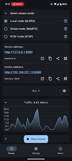 ScreenStream ekran görüntüsü