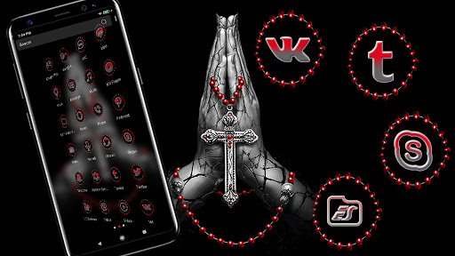 Jesus Cross Launcher Theme ekran görüntüsü