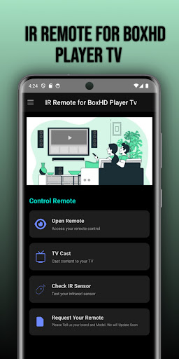 Remote for BoxHD player tv ekran görüntüsü