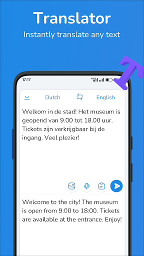 English-Dutch translator ekran görüntüsü