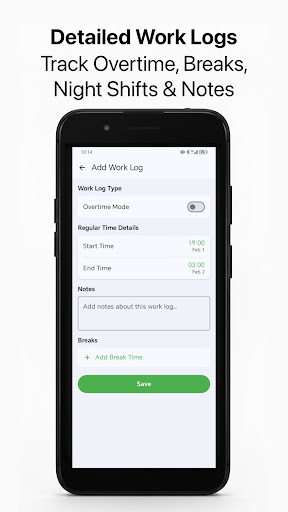 WorkLog - Hours Tracker ekran görüntüsü