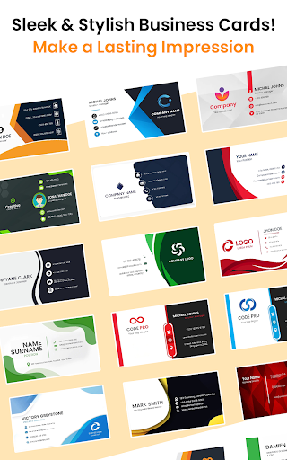 Business Card Maker & Editor ekran görüntüsü