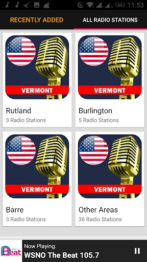 Vermont Radio Stations - USA ekran görüntüsü