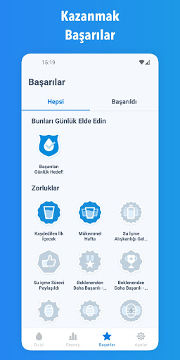 WaterMinder - hidrasyon ekran görüntüsü