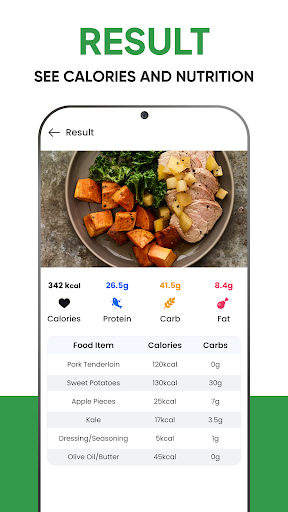 Calo AI & Food Calorie Counter ekran görüntüsü