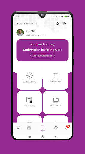 Qbix Care App ekran görüntüsü