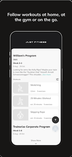 Just Fitness Training ekran görüntüsü