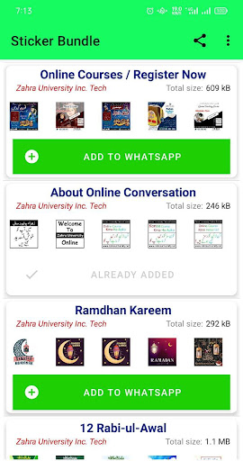 Islamic Sticker Bundle ekran görüntüsü