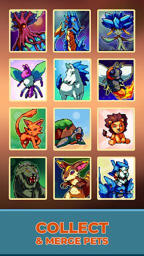 Idle Pixel Heroes: Idle Merger ekran görüntüsü