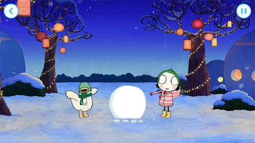 Sarah & Duck: Build a Snowman ekran görüntüsü