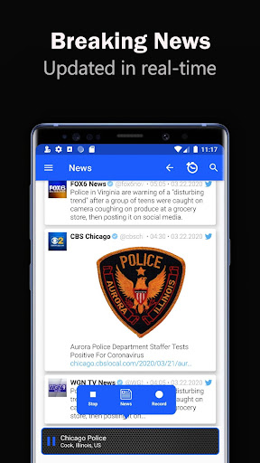 Police Scanner 5-0 Pro-Live FM ekran görüntüsü