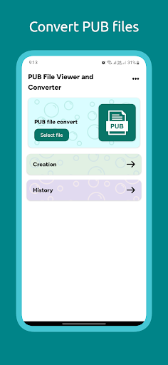 PUB File Viewer and Converter ekran görüntüsü