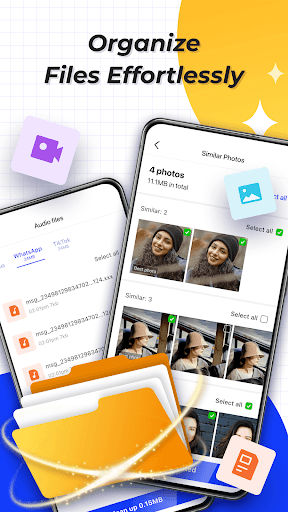 MiraClean - Dosya Yöneticisi ekran görüntüsü