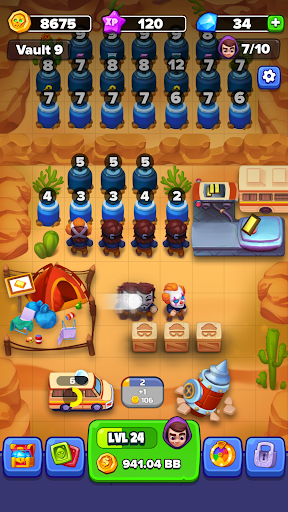 Merge Robbers: Idle Merging ekran görüntüsü
