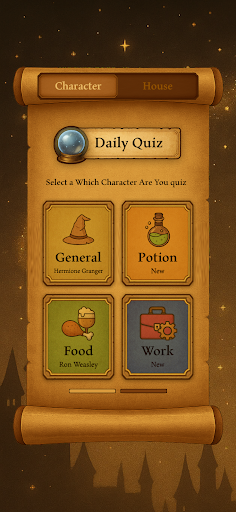 Potter Personality Quiz ekran görüntüsü