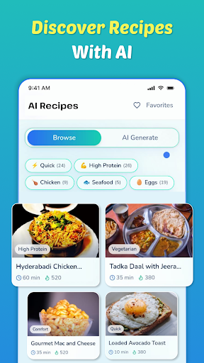 DishGenie: AI Recipe Generator ekran görüntüsü