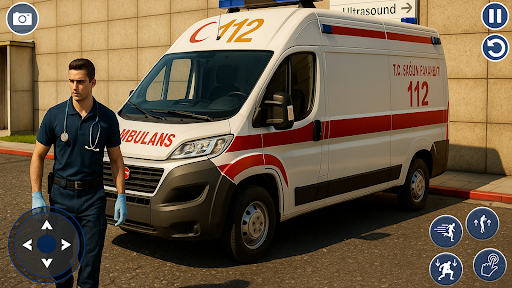 Ambulans Sürüş Simülatörü 3D ekran görüntüsü