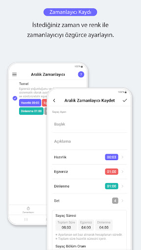 Egzersiz Zamanlayıcı ekran görüntüsü