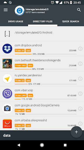 DISK & STORAGE ANALYZER [ROOT] ekran görüntüsü