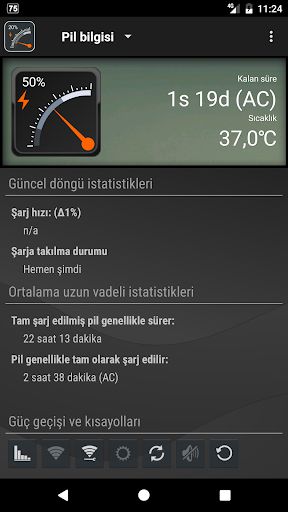 Gauge Battery Widget ekran görüntüsü