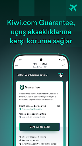 Kiwi.com: Ucuz Uçak Bileti ekran görüntüsü