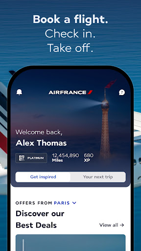 Air France - Book a flight ekran görüntüsü