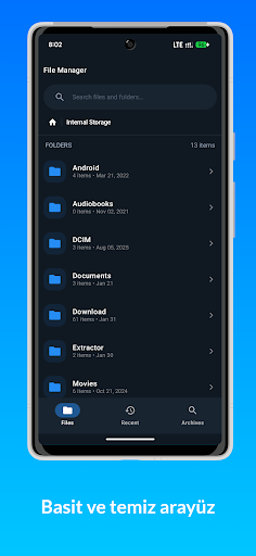 ZIP RAR Extractor ekran görüntüsü