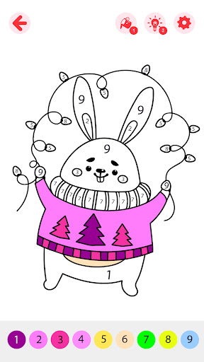 Kids Christmas Coloring Book ekran görüntüsü