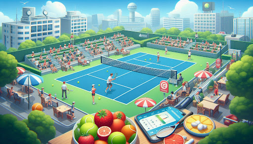 Online Tennis Manager Game ekran görüntüsü
