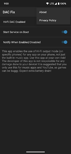DAC Fix ekran görüntüsü