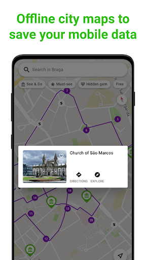 Braga Tour Guide:SmartGuide ekran görüntüsü