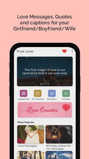 True Love Messages ekran görüntüsü