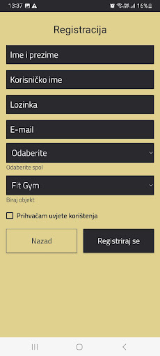 Fit gym Cepin ekran görüntüsü