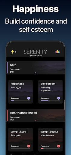 Serenity: Guided Meditation ekran görüntüsü