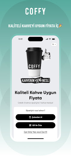 Coffy - Kahve Siparişi ekran görüntüsü