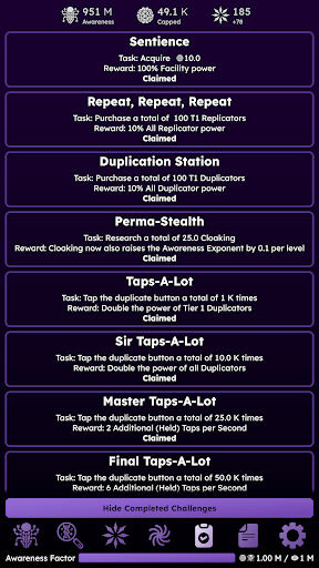 Idle Dyson Swarm: Nanite ekran görüntüsü