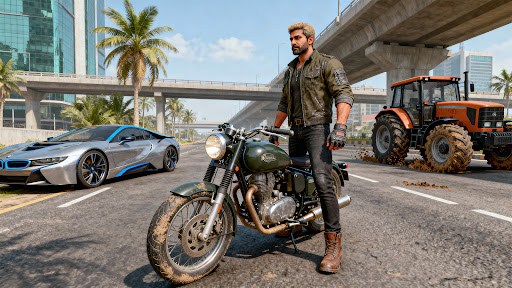 Motor Bike Stunt 3D Bike Game ekran görüntüsü