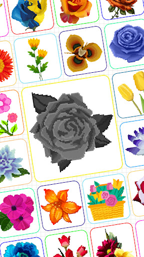 Flowers Pixel Art Book ekran görüntüsü
