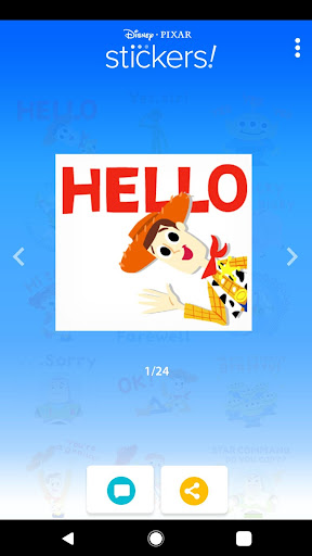 Pixar Stickers: Toy Story ekran görüntüsü