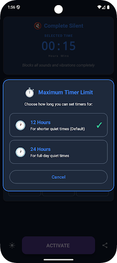 Silent Mode ekran görüntüsü