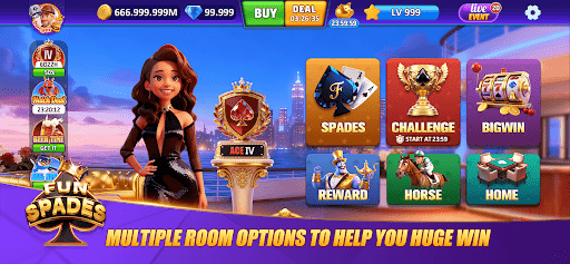 Fun Spades - Online Card Game ekran görüntüsü