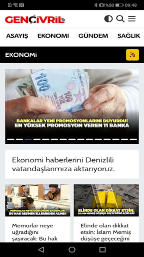 Genç Çivril Gazetesi ekran görüntüsü