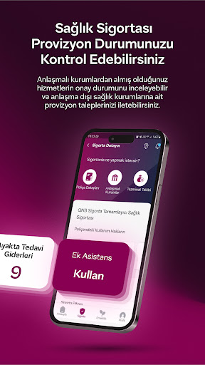QNB Sigorta ekran görüntüsü