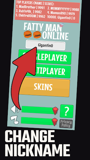 Fatty Man Online ekran görüntüsü
