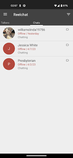Reelchat ekran görüntüsü