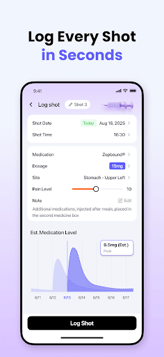 ShotTrack - GLP-1 Tracker ekran görüntüsü