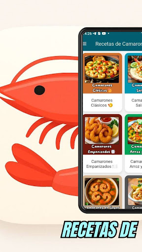 Recetas de Camarones ekran görüntüsü